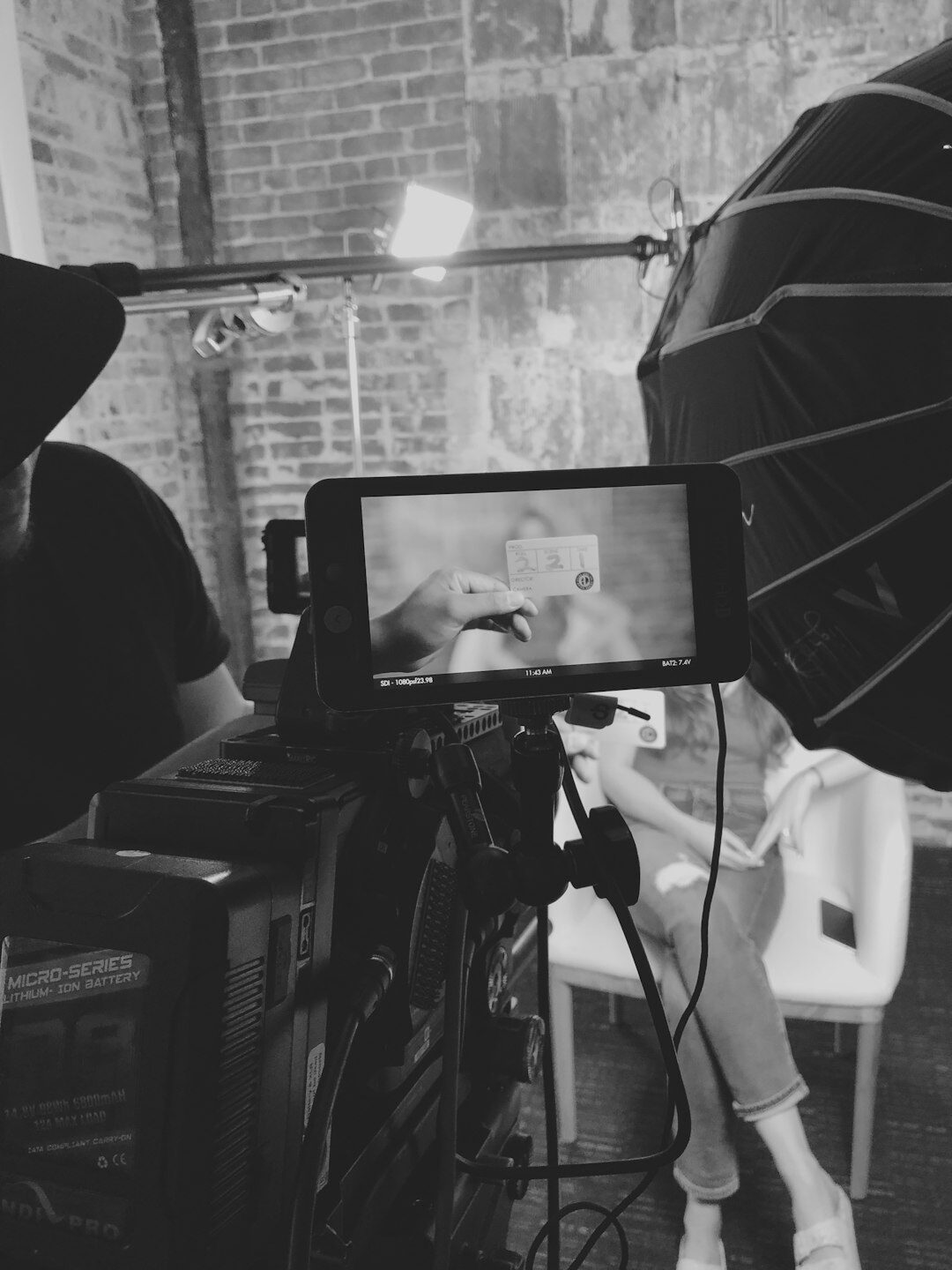 cinema interview setup