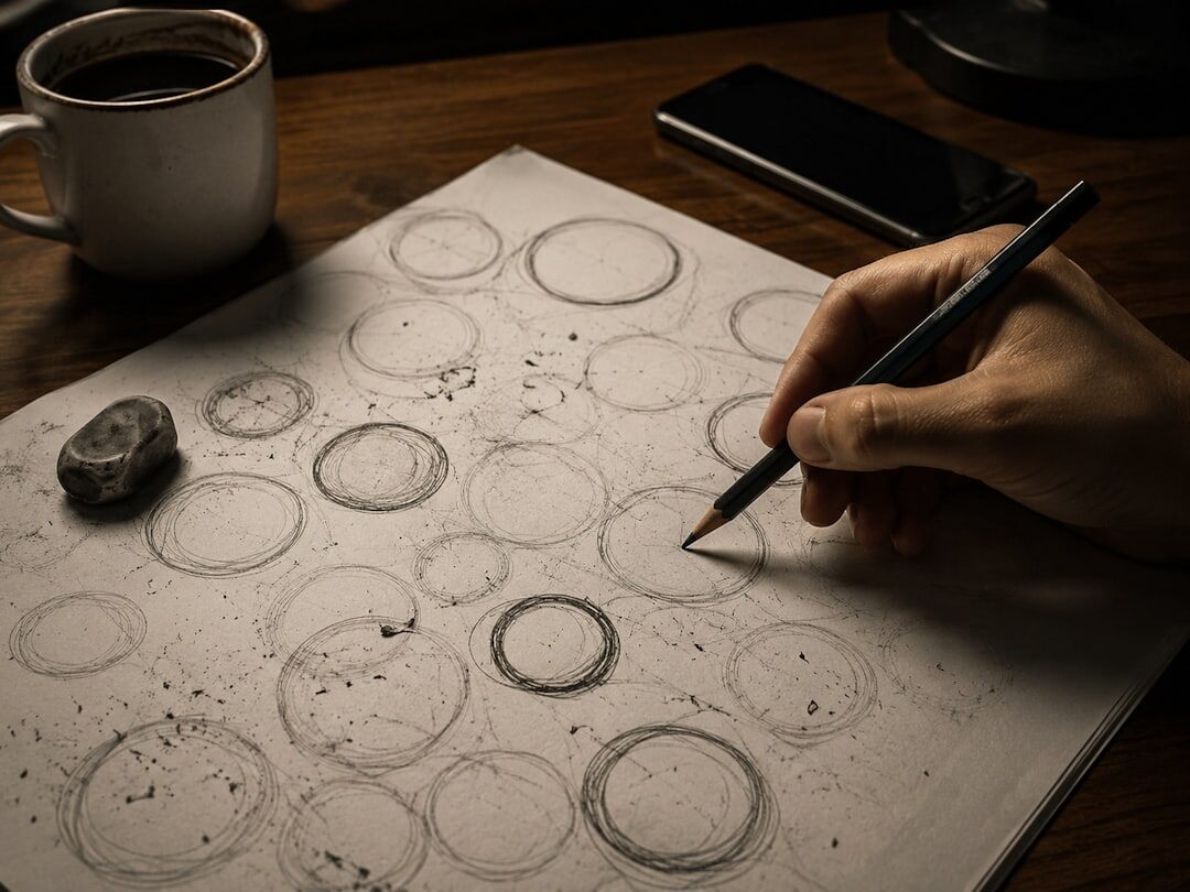 idea sketch on paper